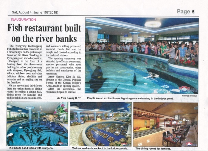 seafood restaurant pyongyang